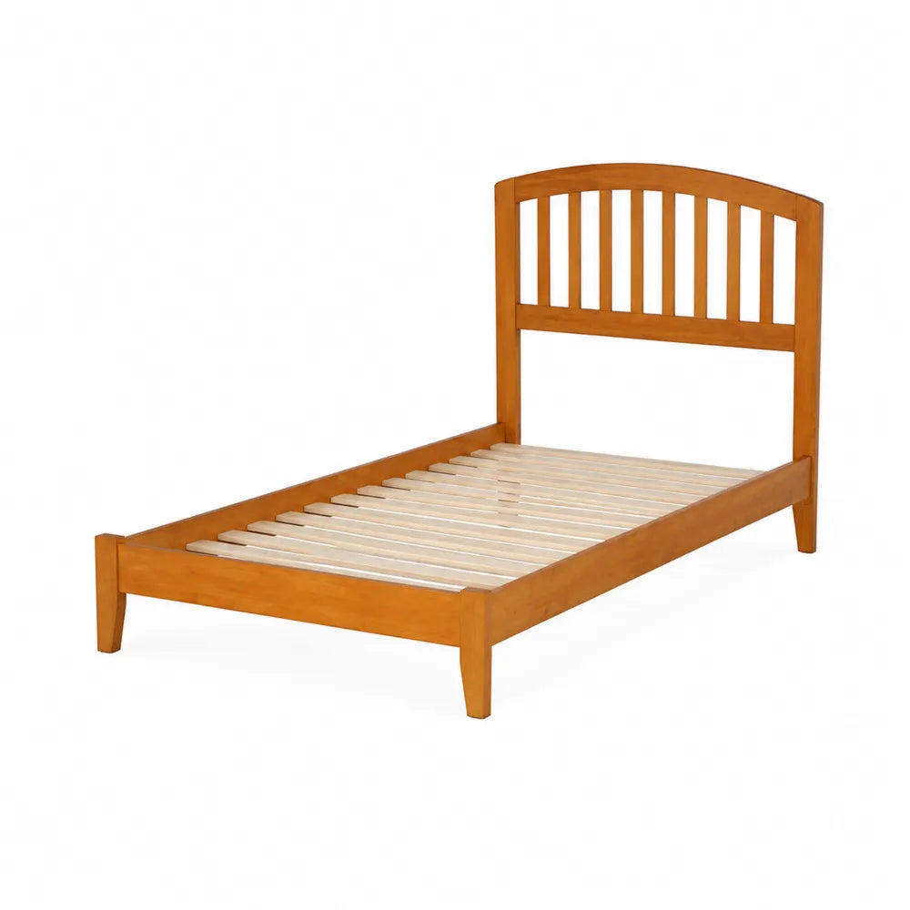 Lit simple en bois de pin 200x90 cm